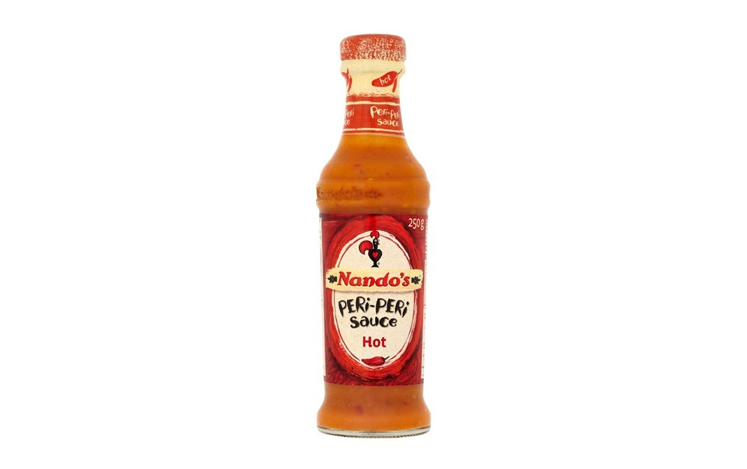 Nando's Hot Peri-Peri Sauce    Glass Bottle  250 grams